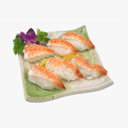 生虾寿司素材
