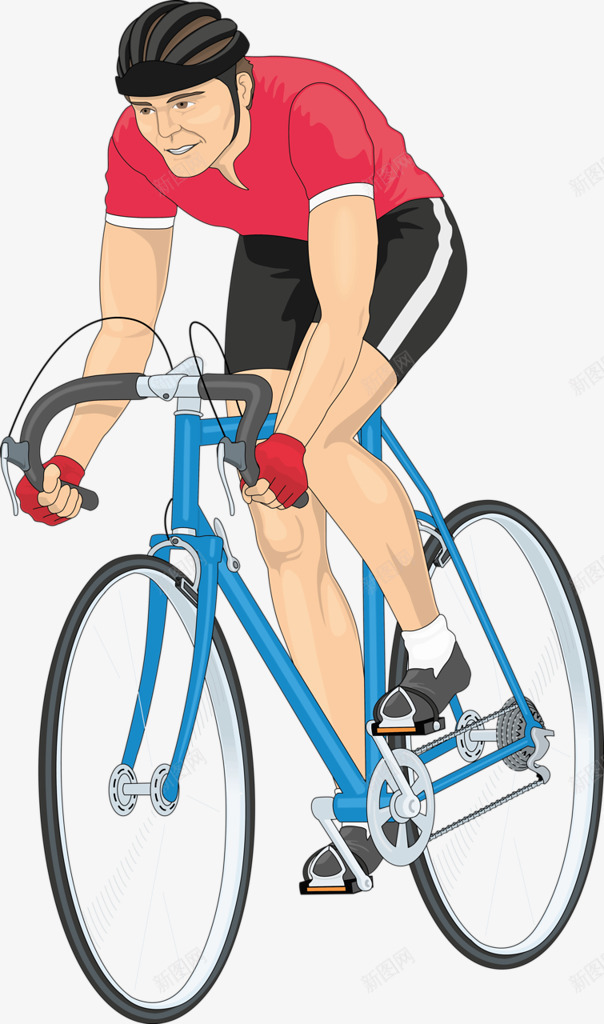 自行车赛车手png免抠素材_88icon https://88icon.com 健身 卡通 卡通人物 滑雪 美女 自行车 运动