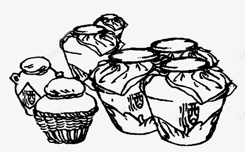手绘黑色线条酒坛png免抠素材_88icon https://88icon.com 中国风 古风 古风酒坛 手绘 手绘酒坛 线条 酒 酒坛 酒简笔画 饮料 黑色