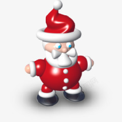 圣诞老人立体圣诞节素材