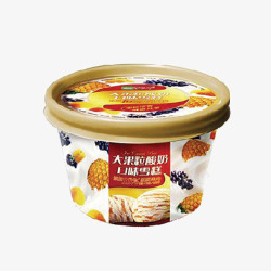 冷饮包装设计水果肉酸奶冰淇淋高清图片