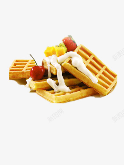 华夫饼点心饼干png免抠素材_88icon https://88icon.com waffle 免抠 华夫饼 奶油 樱桃 点心 饼干