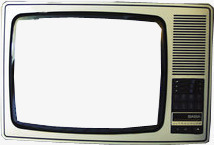 复古电视机框素材
