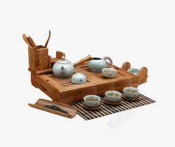 厨艺中式茶具高清图片
