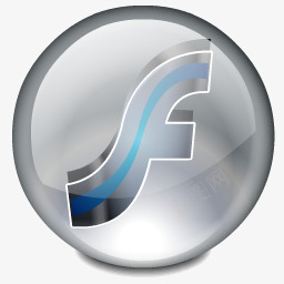 银色风格软件图标flash图标
