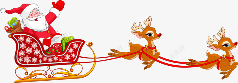圣诞节卡通拉车麋鹿png免抠素材_88icon https://88icon.com Christmas Merry 冬日老人 圣诞快乐 圣诞老人 圣诞节 装饰图案
