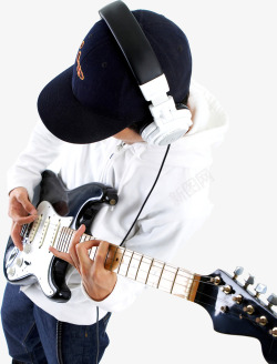 吉他帽子背景图片人物高清图片