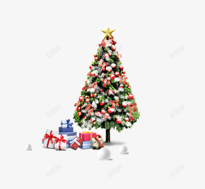 圣诞礼物树png免抠素材_88icon https://88icon.com 圣诞 圣诞树 礼物盒 绿色