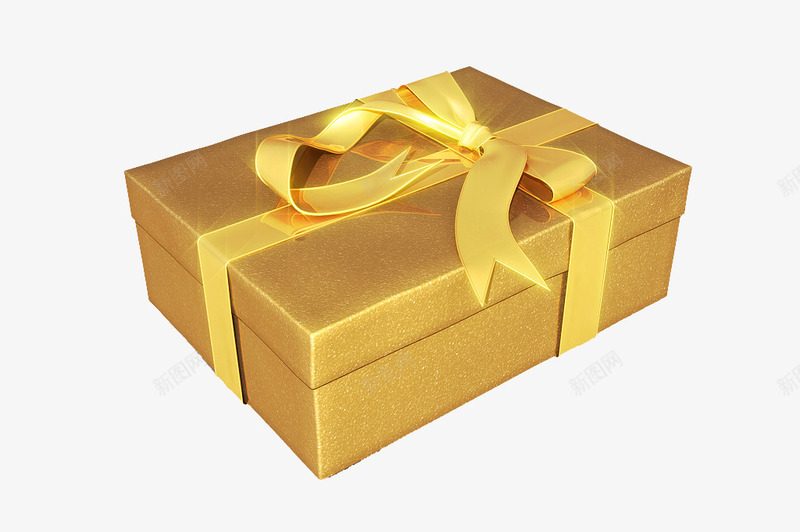 礼物盒盒子png免抠素材_88icon https://88icon.com 生日礼物 盒子 礼物盒 金色盒子 金色色块