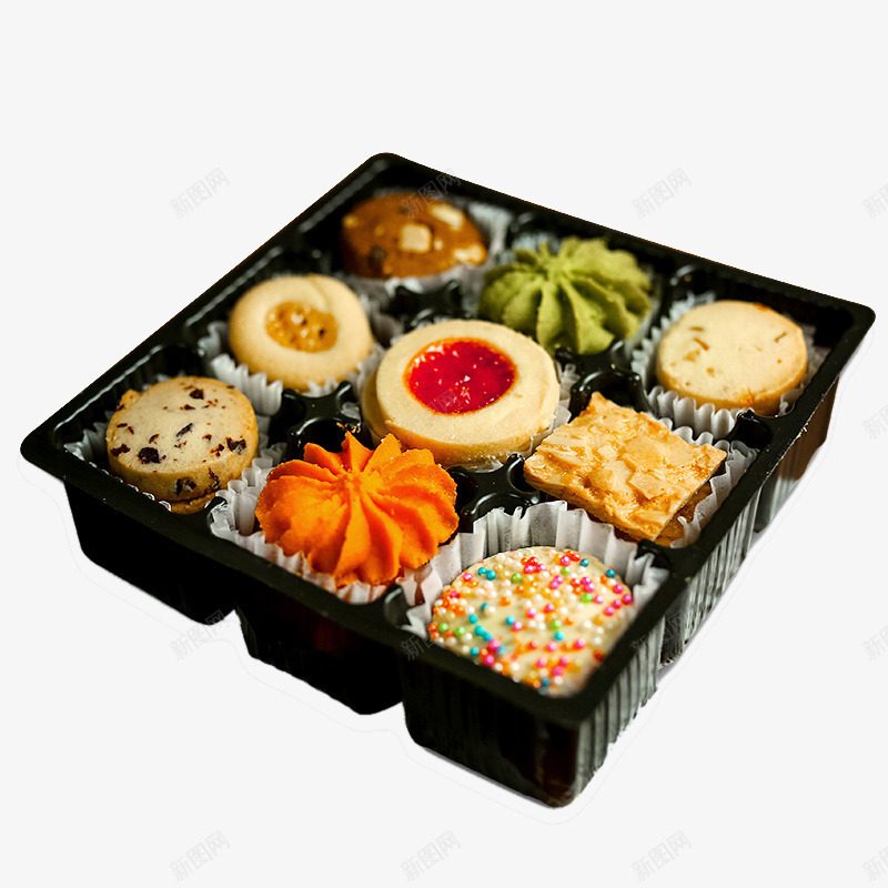 不同口味曲奇png免抠素材_88icon https://88icon.com 产品实物 盒装 零食 饼干
