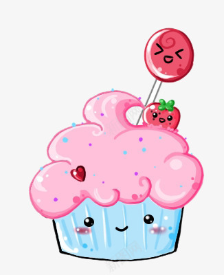 插着草莓和棒棒糖的粉色冰激凌psd免抠素材_88icon https://88icon.com 冰激凌 冷饮 粉色可爱 美味 草莓 食物