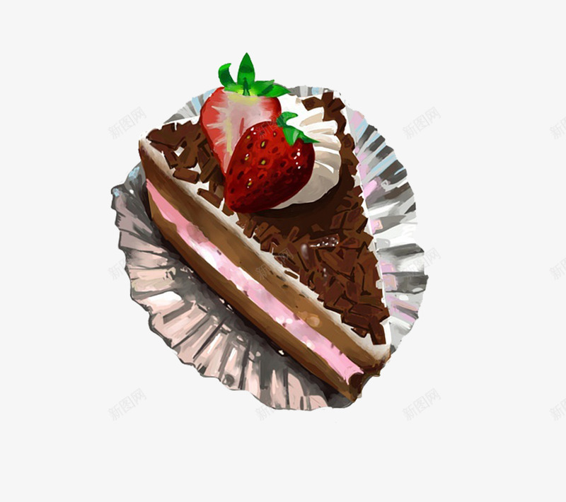 法式甜点png免抠素材_88icon https://88icon.com 下午茶 卡通手绘 巧克力 法式甜点 甜蜜 聚会 草莓
