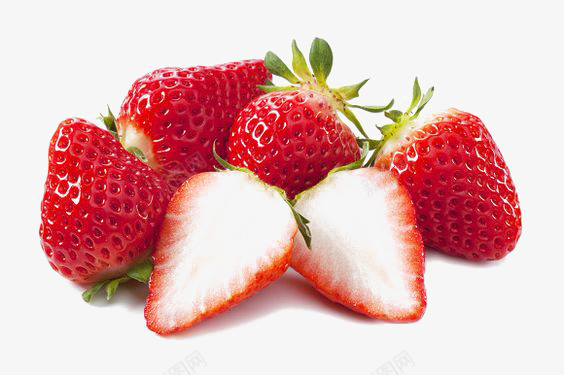 成熟的草莓png免抠素材_88icon https://88icon.com 丹东草莓 创意水果 红色草莓 草莓免扣PNG 草莓免扣元素 诱人草莓