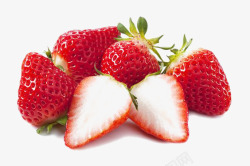 成熟的草莓素材