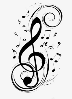 音符音乐乐谱文艺才素材