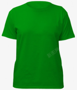 绿色短袖T恤素材
