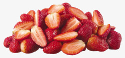 一堆草莓草莓食材高清图片