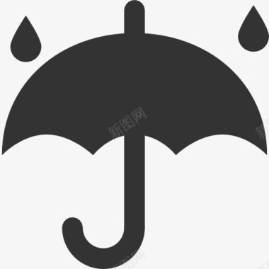 撑着伞rainyweathericon图标图标