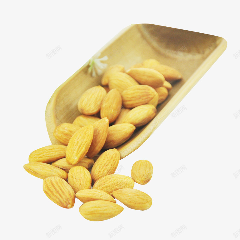 颗粒饱满果仁png免抠素材_88icon https://88icon.com 健康零食 品质好 实物 扁桃仁