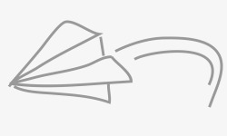 装饰纸飞机折纸卡通矢量图素材