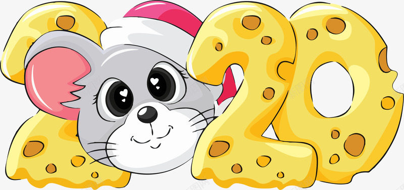 2020老鼠png免抠素材_88icon https://88icon.com 2020 卡通老鼠 可爱 老鼠 老鼠生日