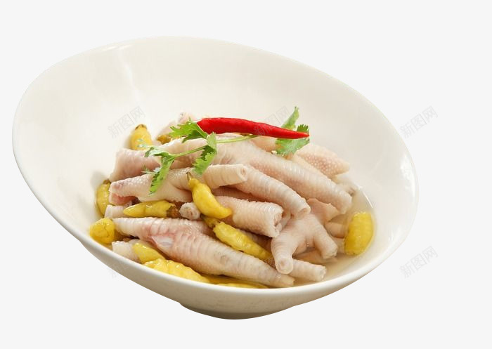 泡椒凤爪png免抠素材_88icon https://88icon.com 辣椒 香菜 鸡爪