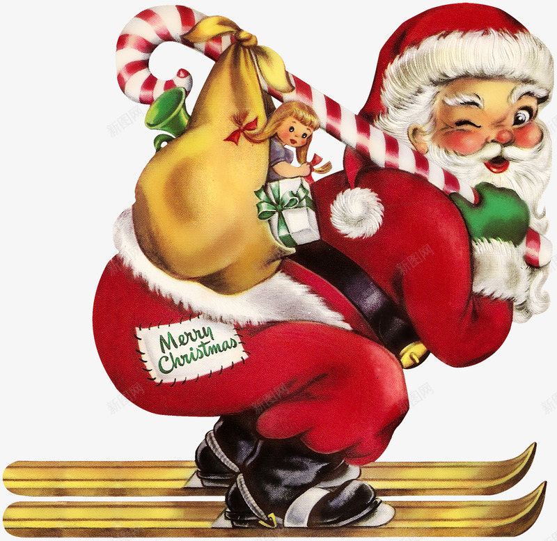 送礼物的圣诞老人png免抠素材_88icon https://88icon.com 圣诞拐杖 圣诞老人 小孩 礼物 礼盒 雪橇