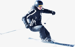 冬日滑雪人物户外素材