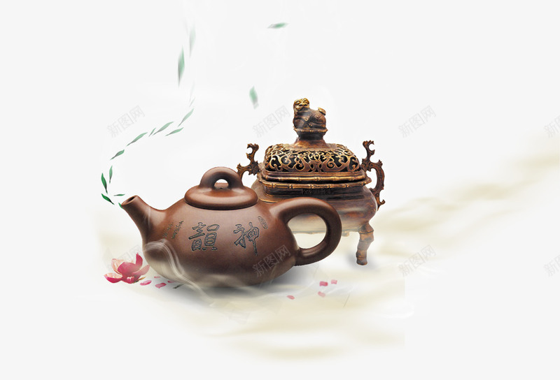 中国风茶叶茶文化茶具png免抠素材_88icon https://88icon.com 中国风 煮茶茶具 茶具 茶叶 茶文化