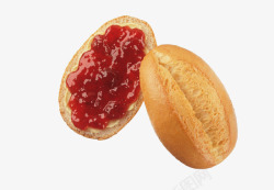 草莓酱面包素材