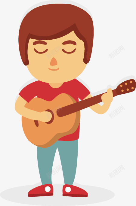 弹吉他的男子png免抠素材_88icon https://88icon.com 人物 人物插画 卡通人物素材 吉他 插画 音乐