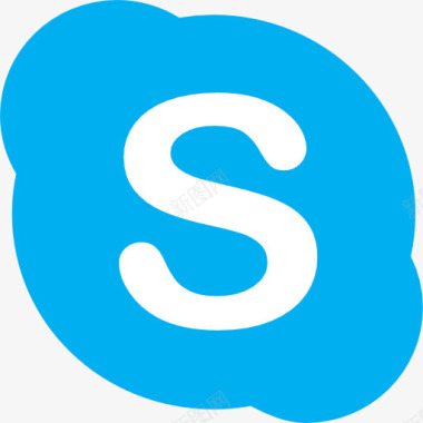 一对一视频社交Skype图标图标