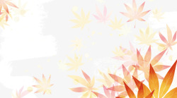秋天枫叶点缀装饰素材