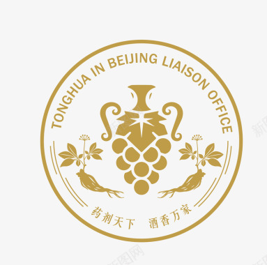 葡萄串复古葡萄logo图标图标