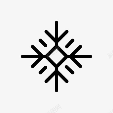 雪花装饰snowflakesicon图标图标