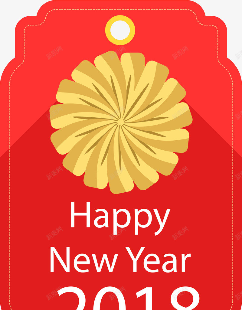 红色标签png免抠素材_88icon https://88icon.com 2018新年标签 2018标签 卡通手绘标签 卡通手绘贺卡 手绘标签 新年贺卡 时尚标签 精美新年标签 精美贺卡 红色标签