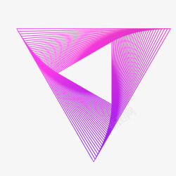紫色三角形渐变网格素材