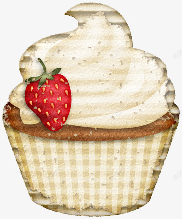 草莓纸杯蛋糕png免抠素材_88icon https://88icon.com 奶油 手 纸杯蛋糕 草莓