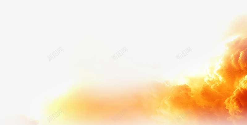 红色的彩云png免抠素材_88icon https://88icon.com 云 元旦装饰 大气 彩云 黄色