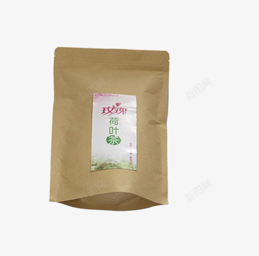 玫瑰荷叶茶png免抠素材_88icon https://88icon.com 产品实物 包装袋 玫瑰荷叶茶 纸包装 荷叶茶