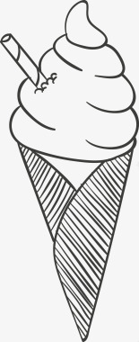 美食香肠冰淇淋食物图标图标