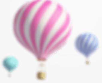 模糊多彩热气球png免抠素材_88icon https://88icon.com 模糊 热气球