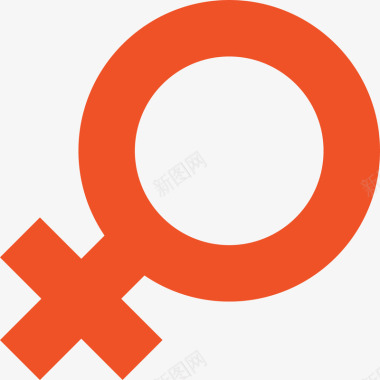 女性符号女性标识矢量图图标图标