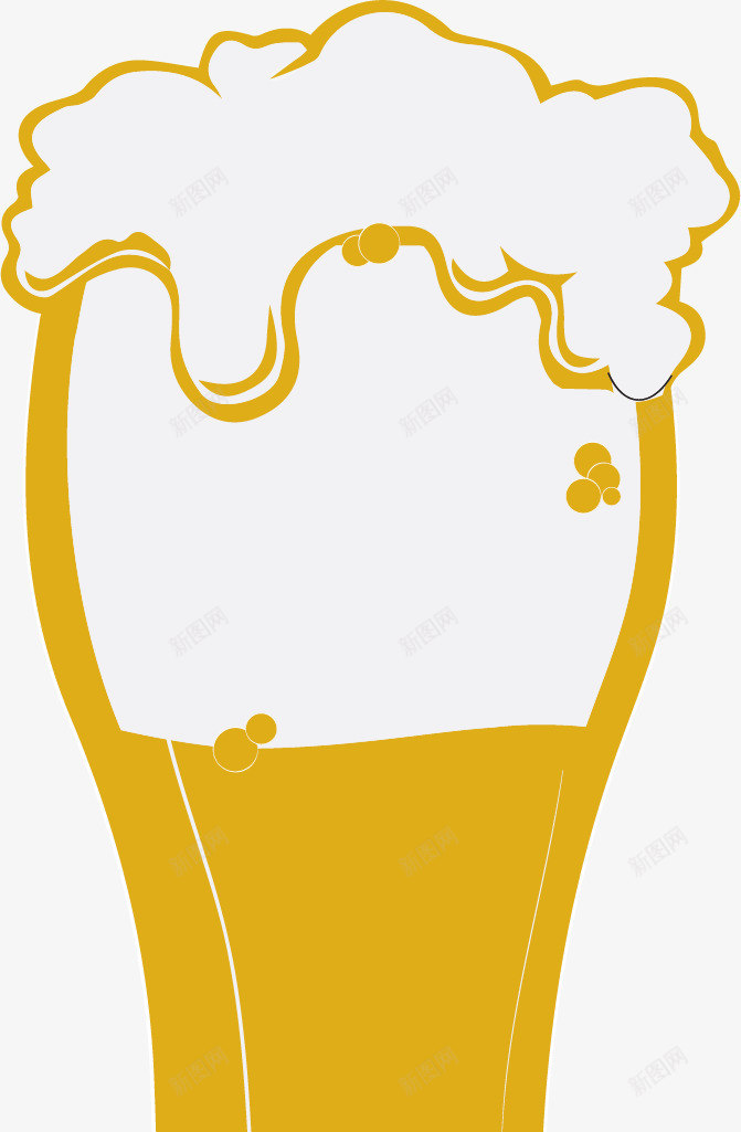 酒杯新鲜啤酒矢量图ai免抠素材_88icon https://88icon.com 手绘 新鲜啤酒下载 海鲜啤酒 燕京鲜啤酒 酒花 鲜啤酒 矢量图