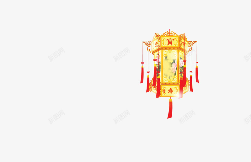 花灯灯笼png免抠素材_88icon https://88icon.com 中国风装饰 元旦元素 喜庆元素