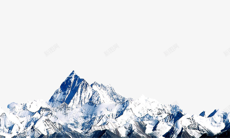 雪山psd免抠素材_88icon https://88icon.com 冰块 冰山 模型 雪山 高原