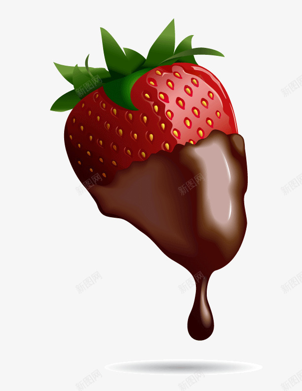 水果草莓巧克力装饰图png免抠素材_88icon https://88icon.com 巧克力 巧克力酱 水果 甜点 美味 草莓 装饰图