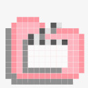 像素像素文件夹草莓视频InP图标图标