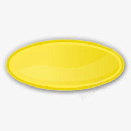 椭圆形黄色的openicon图标图标