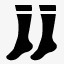 袜子黑色的freemobileiconkit图标图标
